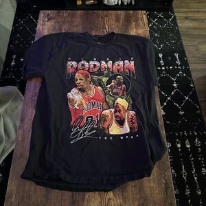 Black Dennis Rodman T-Shirt